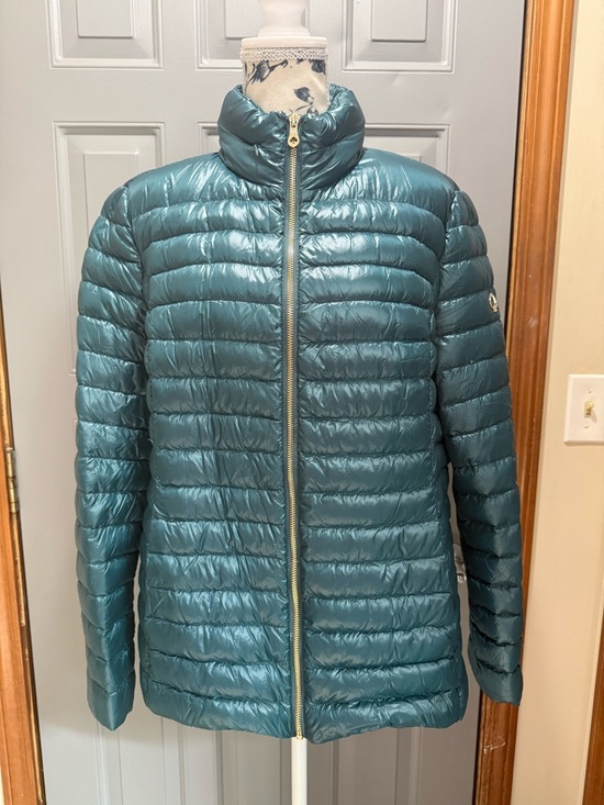 kate spade Jackets & Blazers - kate spade Teal Lightweight Quilted Packable hooded Puffer coat (XL)
